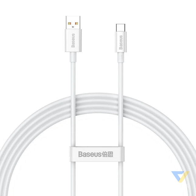 Cable USB do USB C Baseus Superior 100W 1.5m (white) USB to USB C