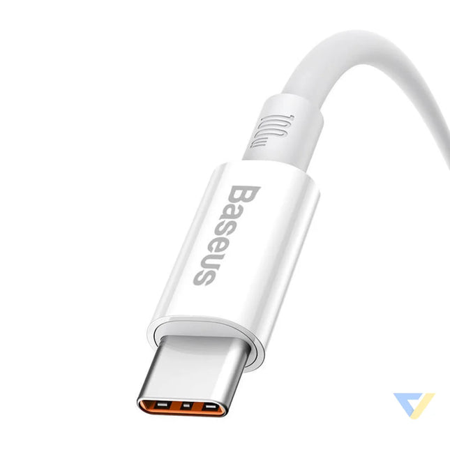 Cable USB do USB C Baseus Superior 100W 1m (white) USB to USB C