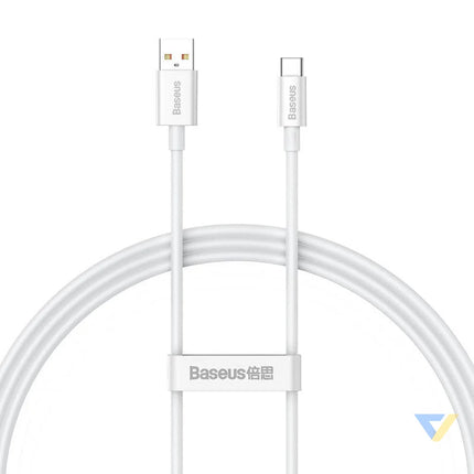 Cable USB do USB C Baseus Superior 100W 1m (white) USB to USB C