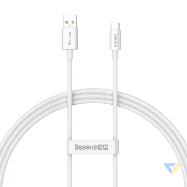 Cable USB do USB C Baseus Superior 100W 1m (white) USB to USB C