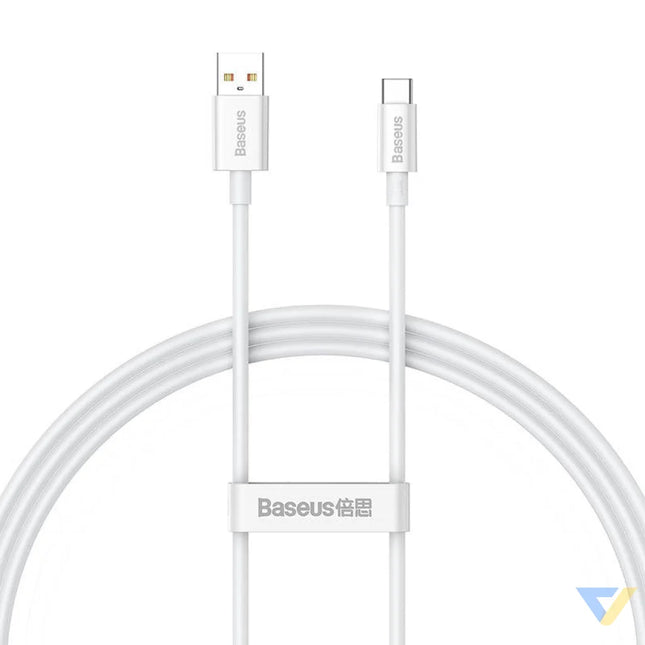 Cable USB do USB C Baseus Superior 100W 1m (white) USB to USB C