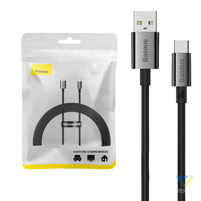 Cable USB do USB C Baseus Superior 100W 2m (black) USB to USB C