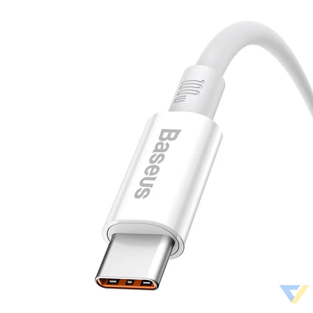 Cable USB do USB C Baseus Superior 100W 2m (white) USB to USB C