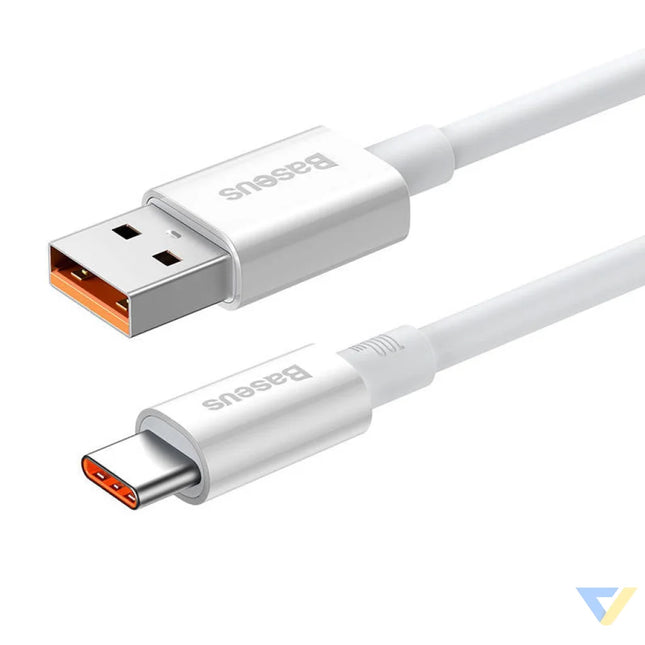 Cable USB do USB C Baseus Superior 100W 2m (white) USB to USB C