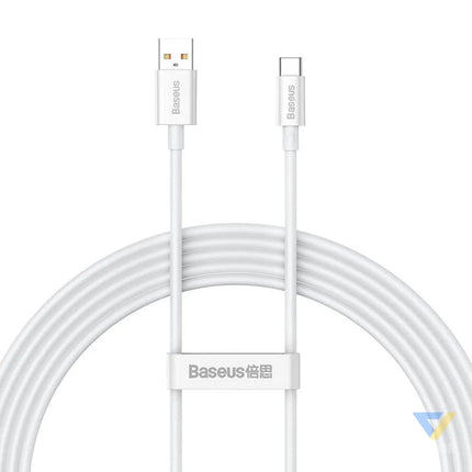 Cable USB do USB C Baseus Superior 100W 2m (white) USB to USB C