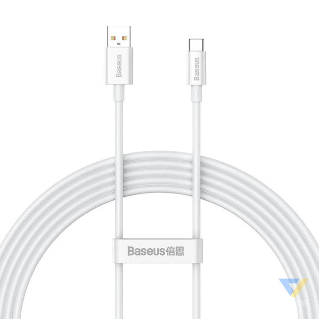 Cable USB do USB C Baseus Superior 100W 2m (white) USB to USB C