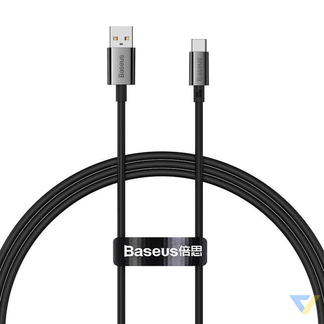 Cable USB do USB C Baseus Superior100W 1m (black) USB to USB C