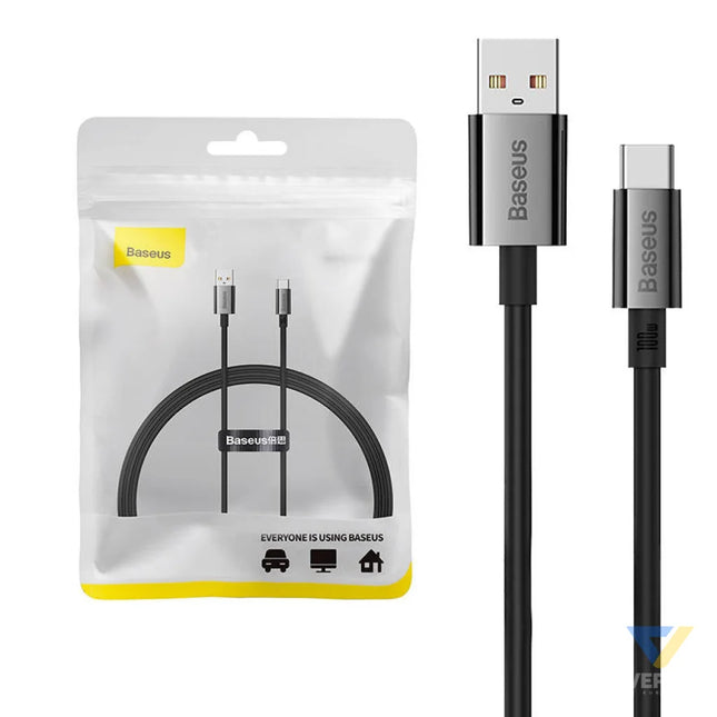Cable USB do USB C Baseus Superior100W 1m (black) USB to USB C