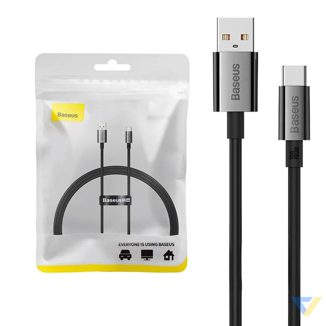 Cable USB do USB C Baseus Superior100W 1m (black) USB to USB C