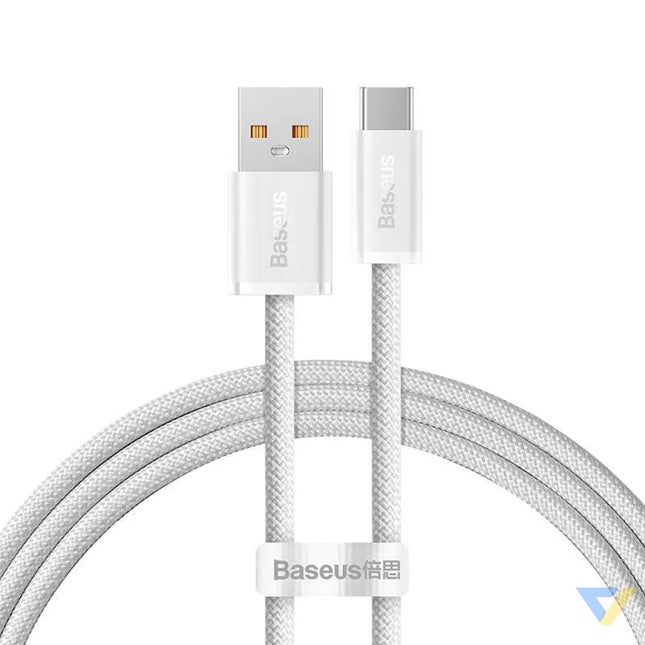 Cable USB to USB C Baseus Dynamic Series 100W 1m (white) USB to USB C