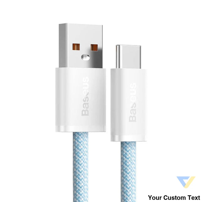 Cable USB to USB C Baseus Dynamic Series 100W 2m (blue) USB to USB C