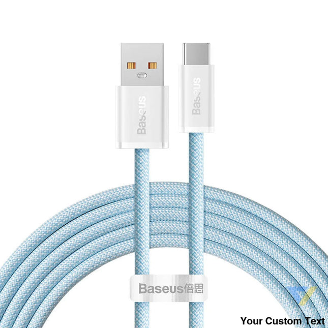 Cable USB to USB C Baseus Dynamic Series 100W 2m (blue) USB to USB C