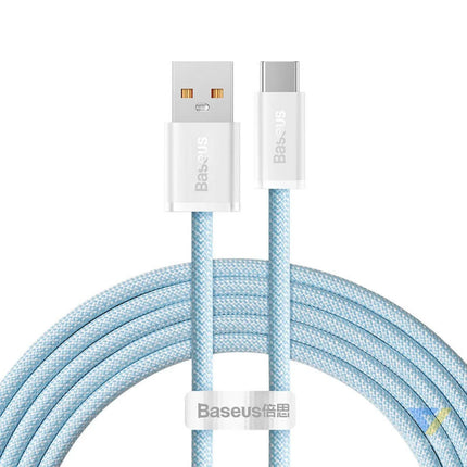 Cable USB to USB C Baseus Dynamic Series 100W 2m (blue) USB to USB C
