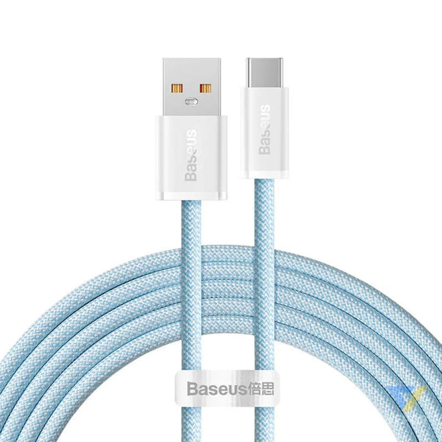 Cable USB to USB C Baseus Dynamic Series 100W 2m (blue) USB to USB C