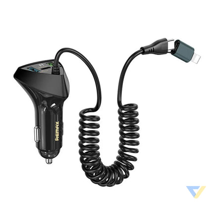 Cabled car charger Remax RCC328 20V + 22,5W PD + QC Car chargers