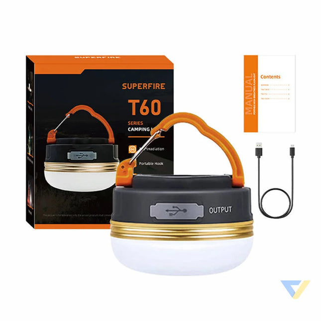 Camping lamp Superfire T60 2,5W 1000mAh Camping lamps