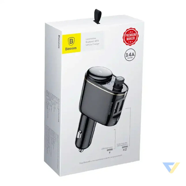 Car Bluetooth MP3 Player Baseus S 06Black OS Car transmitters