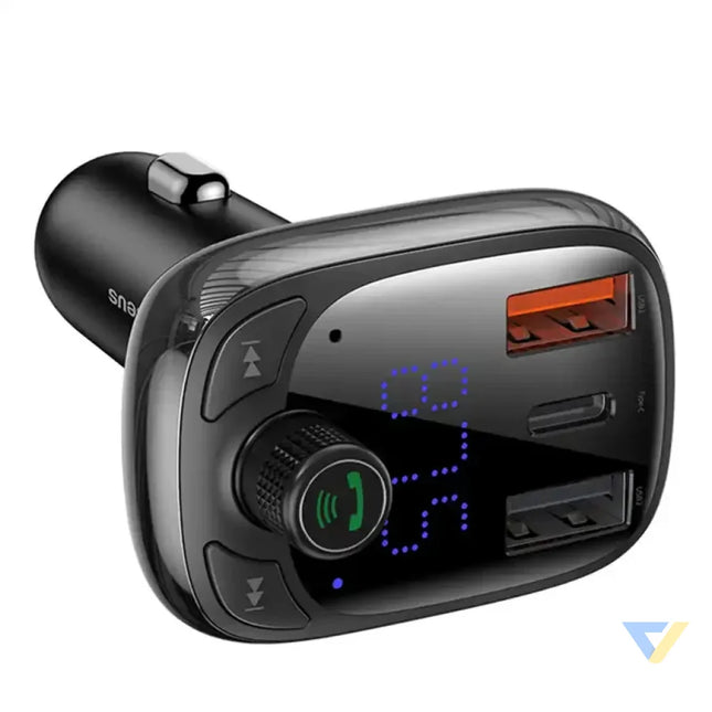 Car Bluetooth MP3 Player Baseus T Shaped S 13 Black OS Car transmitters