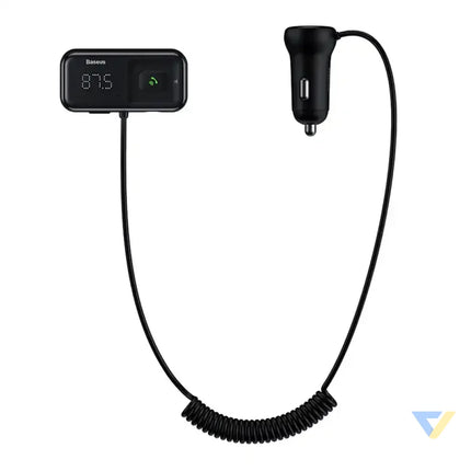 Car Bluetooth MP3 Player + Charger Baseus T Shaped S 16 Black OS Car transmitters