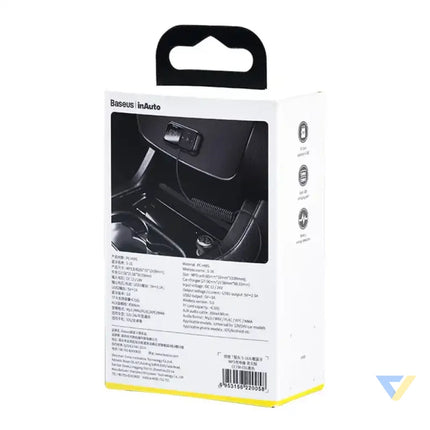 Car Bluetooth MP3 Player + Charger Baseus T Shaped S 16 Black OS Car transmitters
