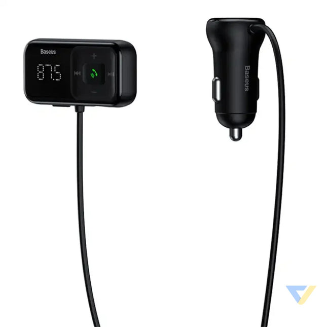 Car Bluetooth MP3 Player + Charger Baseus T Shaped S 16 Black OS Car transmitters