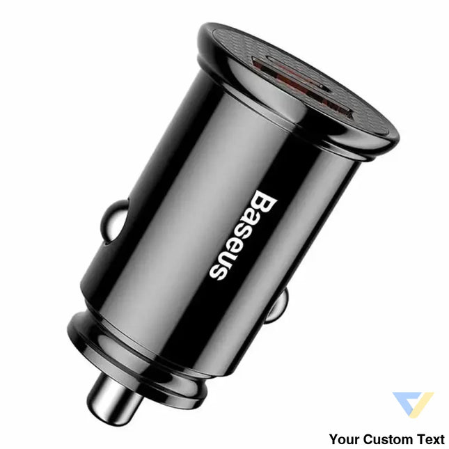 Car Charger Baseus Circular PD QC4.0 + 5A 30W (czarna) Car chargers