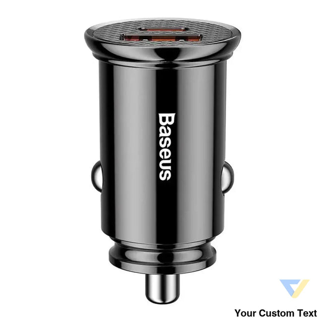 Car Charger Baseus Circular PD QC4.0 + 5A 30W (czarna) Car chargers