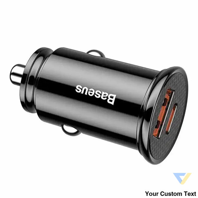 Car Charger Baseus Circular PD QC4.0 + 5A 30W (czarna) Car chargers