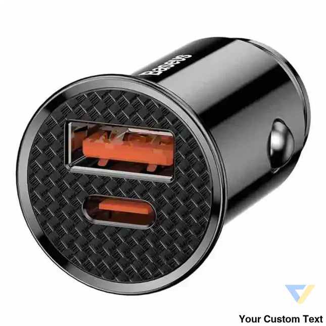 Car Charger Baseus Circular PD QC4.0 + 5A 30W (czarna) Car chargers