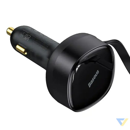 Car Charger Baseus Enjoyment with cable USB C + Lightning 3A 30W (Black) Car chargers