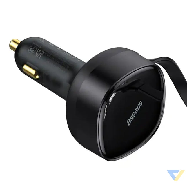 Car Charger Baseus Enjoyment with cable USB C + Lightning 3A 30W (Black) Car chargers