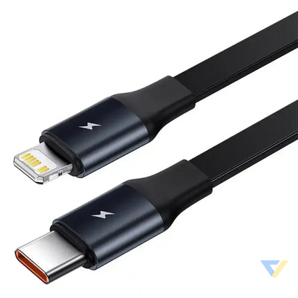 Car Charger Baseus Enjoyment with cable USB C + Lightning 3A 30W (Black) Car chargers