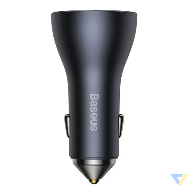 Car charger Baseus Golden Contactor Pro 2x USB C 1x USB 65W (grey) Car chargers
