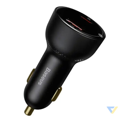 Car charger Baseus Superme USB USB C 100W (black) Car chargers