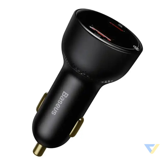 Car charger Baseus Superme USB USB C 100W (black) Car chargers