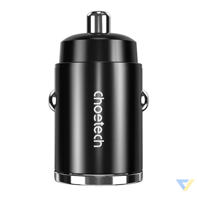 Car Charger Choetech TC0006 1x USB A 1x USB C 30W PD 3.0 (black) Car chargers