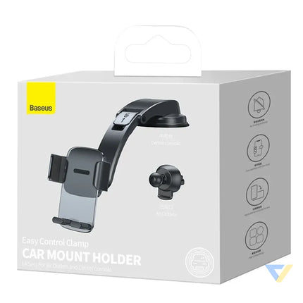 Car holder Baseus Easy Control Clamp for grille / dashboard (black) Phone holders