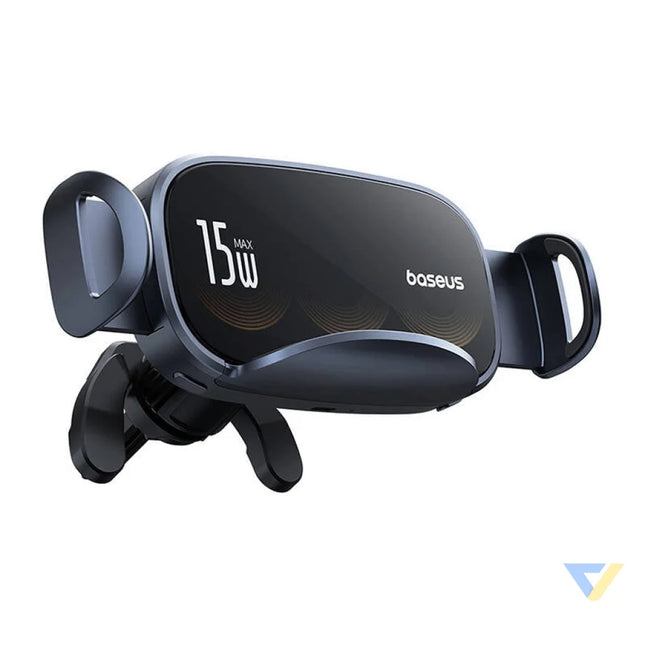 Car holder with inductive charger Baseus LightChaser (Black) Phone holders