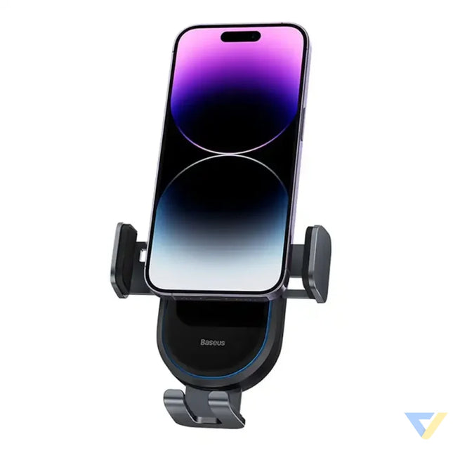 car holder with inductive charger Baseus LightChaser (Black) Phone holders