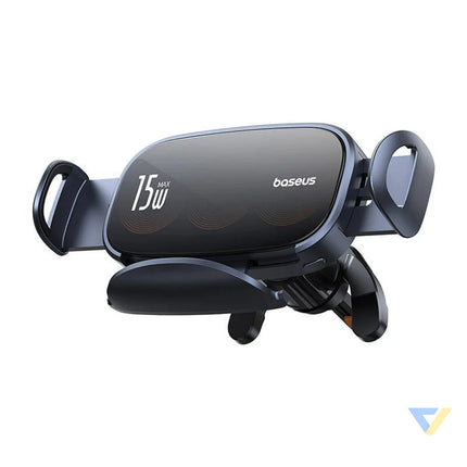 Car holder with inductive charger Baseus LightChaser (Black) Phone holders