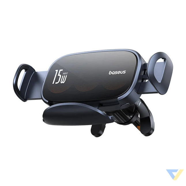 Car holder with inductive charger Baseus LightChaser (Black) Phone holders