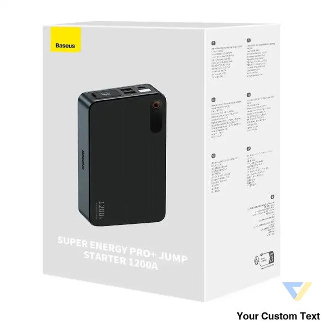 Car Jump Starter Baseus Black Super Energy Pro + 1200A (black) Jump starters