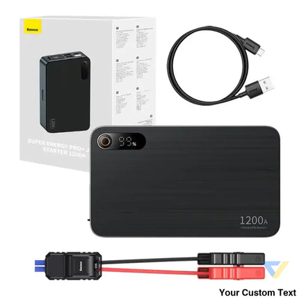 Car Jump Starter Baseus Black Super Energy Pro + 1200A (black) Jump starters
