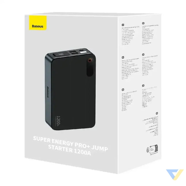 Car Jump Starter Baseus Black Super Energy Pro + 1200A (black) Jump starters