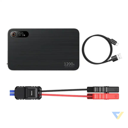 Car Jump Starter Baseus Black Super Energy Pro + 1200A (black) Jump starters