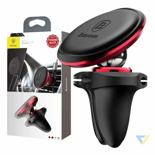 Car Mount Holder Baseus Magnetic Air Vent Red OS Phone holders