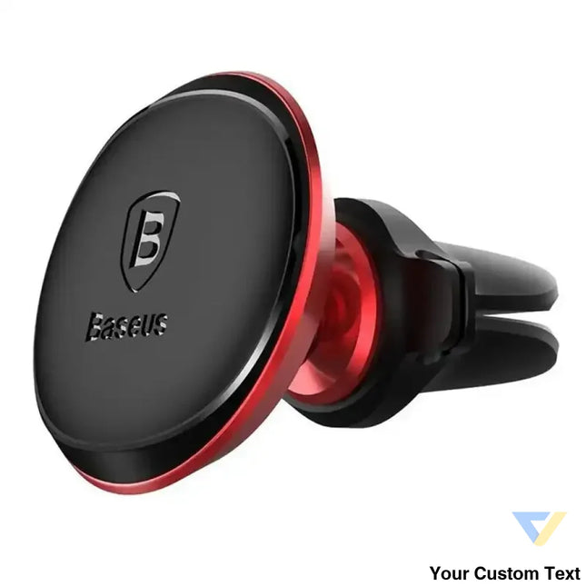 Car Mount Holder Baseus Magnetic Air Vent Red OS Phone holders