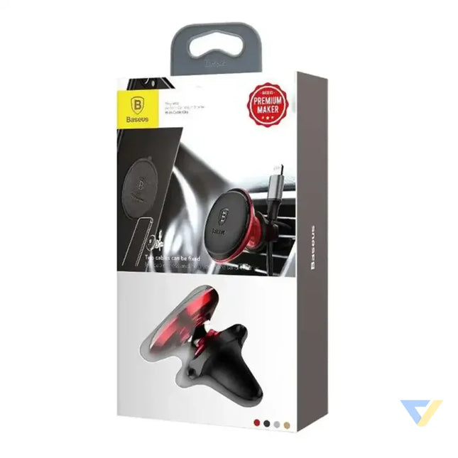 Car Mount Holder Baseus Magnetic Air Vent Red OS Phone holders