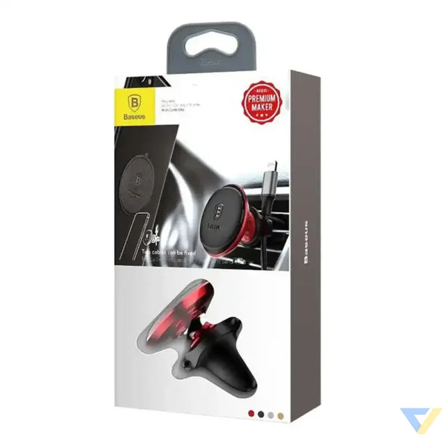 Car Mount Holder Baseus Magnetic Air Vent Red OS Phone holders