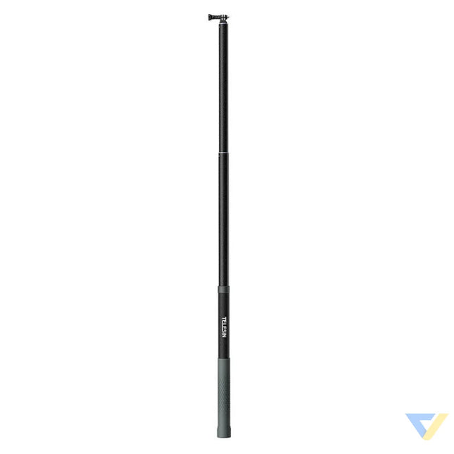 Carbon fiber selfie stick with 3m length Telesin for cameras GP MNP 300 3 Booms and selfie sticks